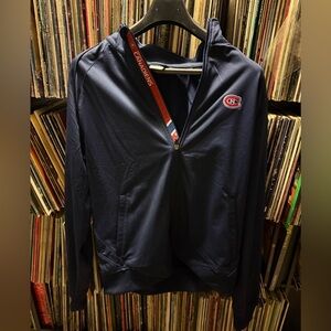 Navy Blue Levelwear Canadiens Zip-Up Jacket Size Large EUC